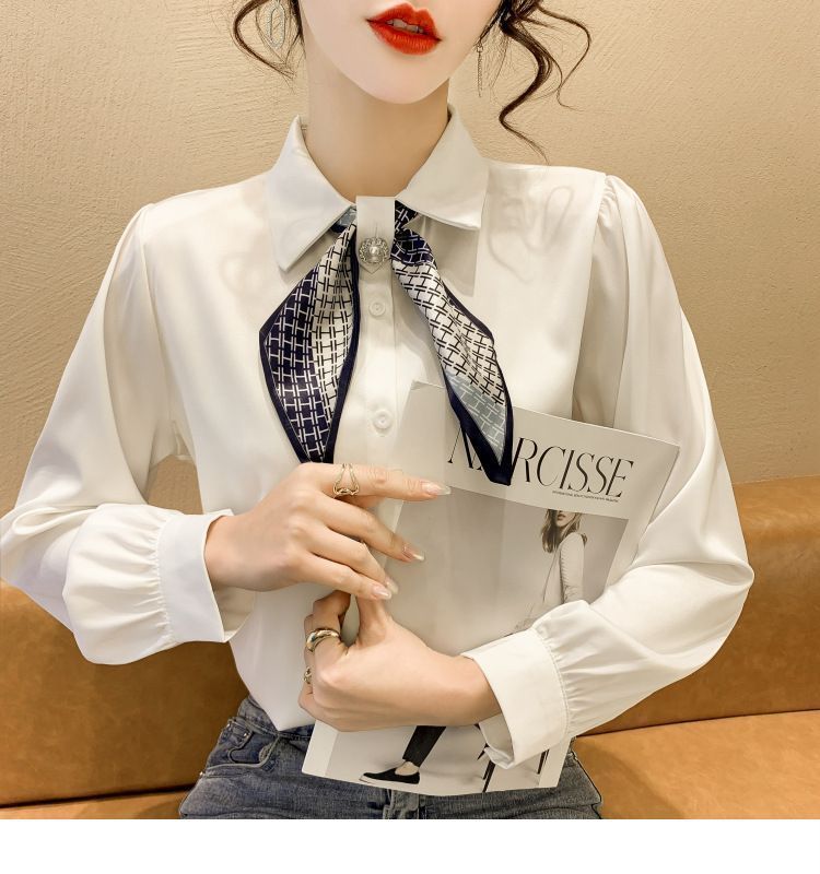 ボウタイ ボリューム袖 ブラウス レディース 長袖 おしゃれ シャツ シフォンブラウス リボンタイ パフスリーブ ワイシャツ トップス オフィス カジュアル 無地 楽天市場】ボウタイ ブラウス 長袖 シフォン トップス