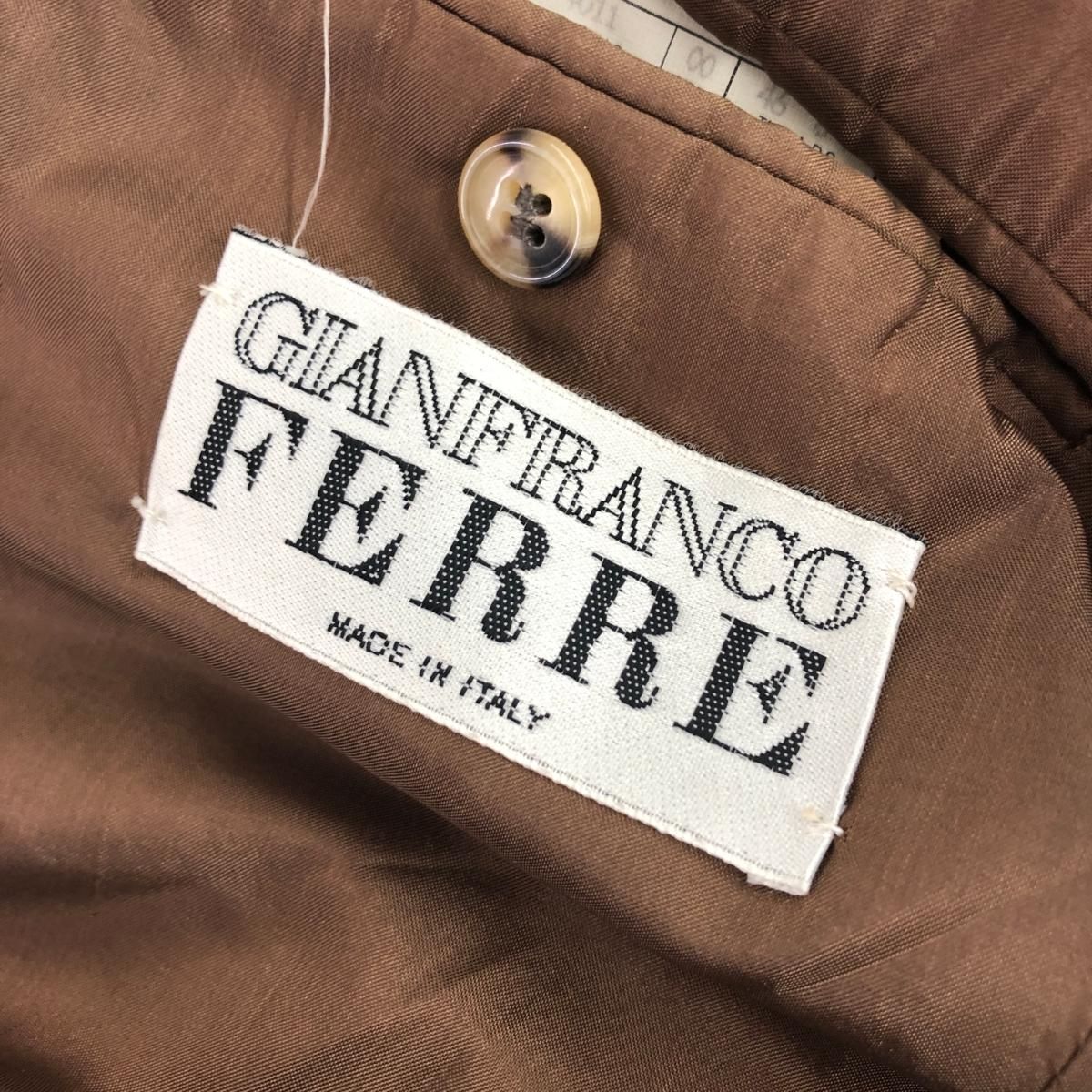 良好 GIANFRANCO FERRE ジャンフランコフェレ ヴィンテージ 2B