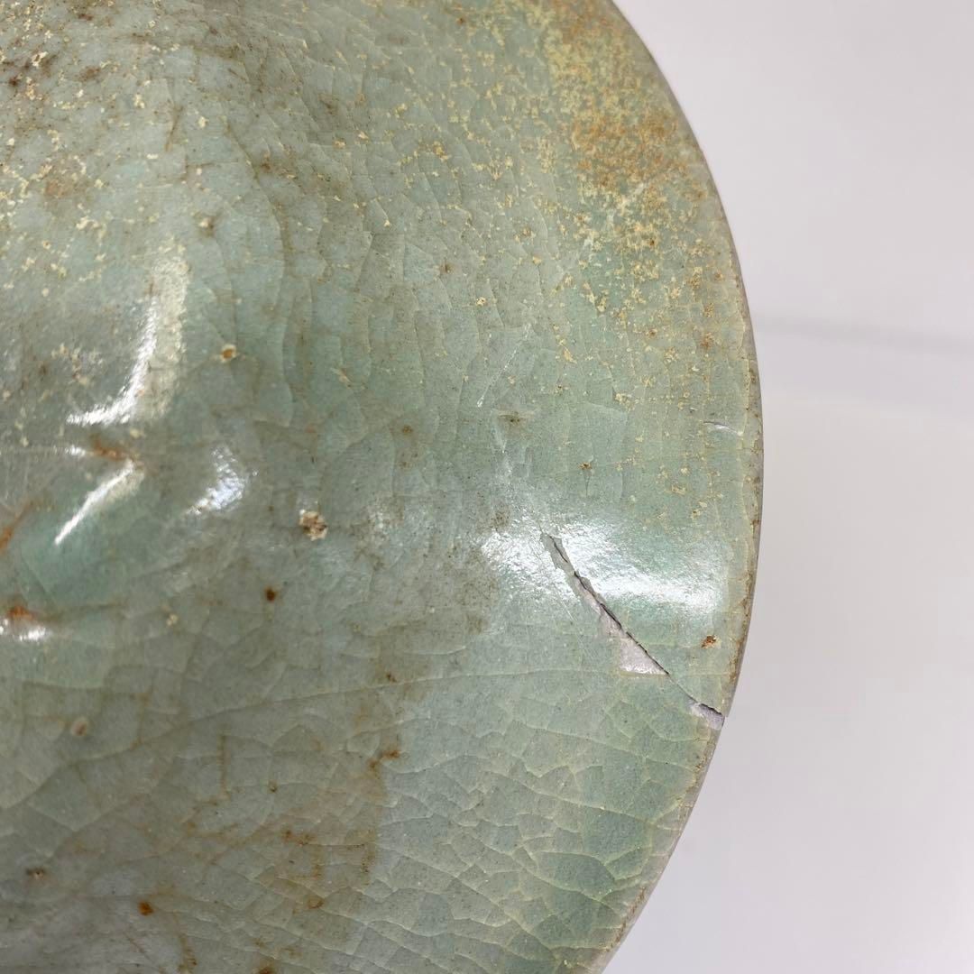 16世紀　高麗青磁　鉢　タトオ　東さ6-1225☆ 16世紀 高麗青磁 鉢 タトオ 東さ6-1225☆ - メルカリ