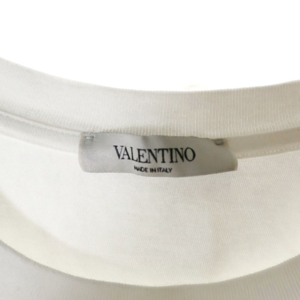 VALENTINO ロゴプリントクルーネックTシャツ Valentino Garavani Vロゴ シグネチャー Tシャツ | ブラック