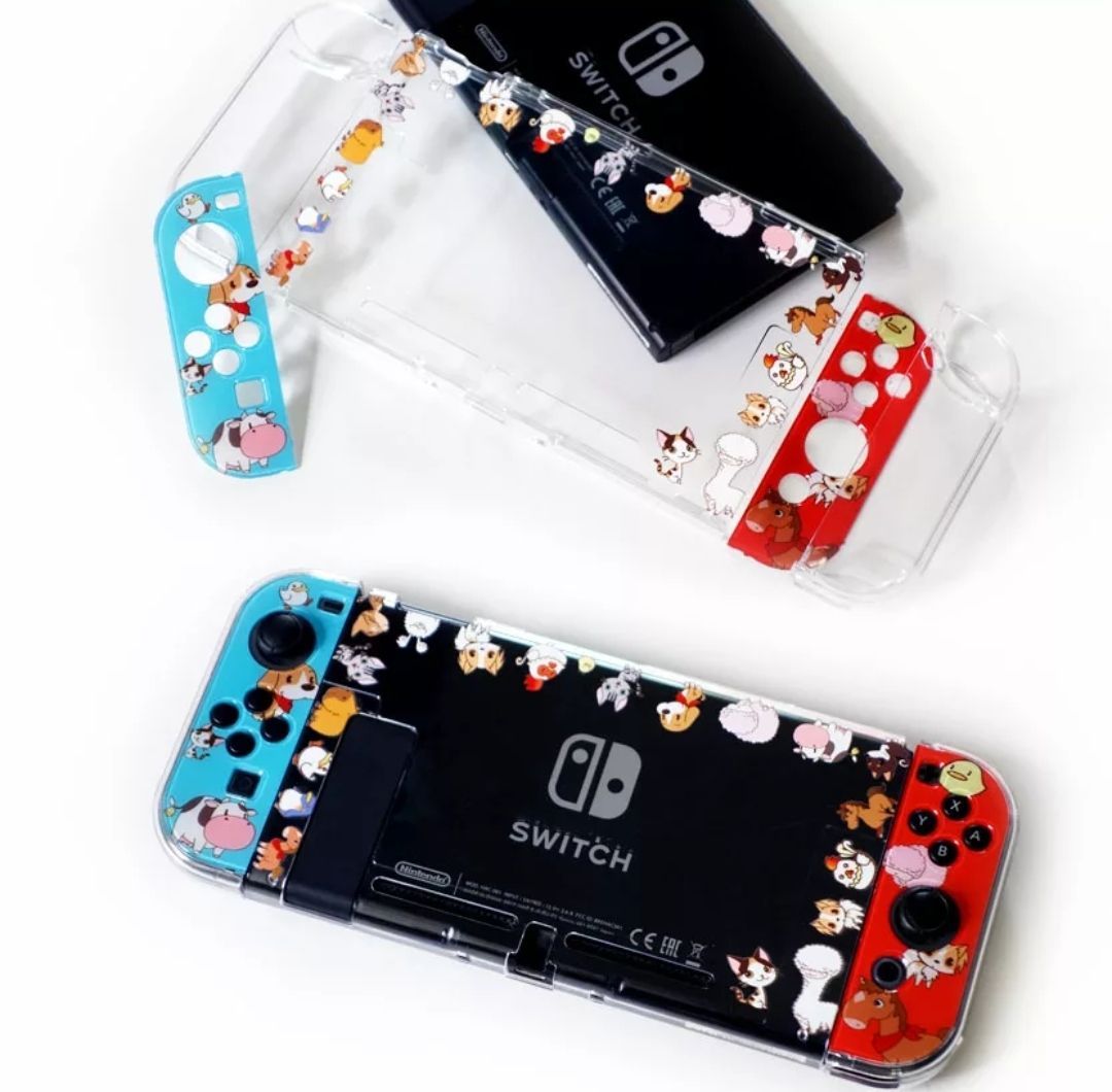 Switch スイッチ 牧場物語 カバー ケース 牧物 犬 動物 牧場