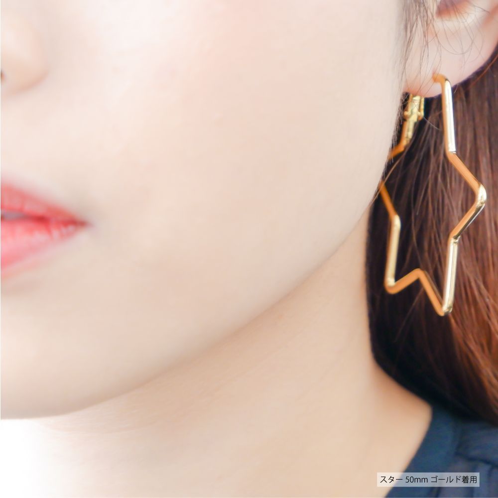 Adelina Style] フープピアス スパイラル らせん 1ペア 取外す