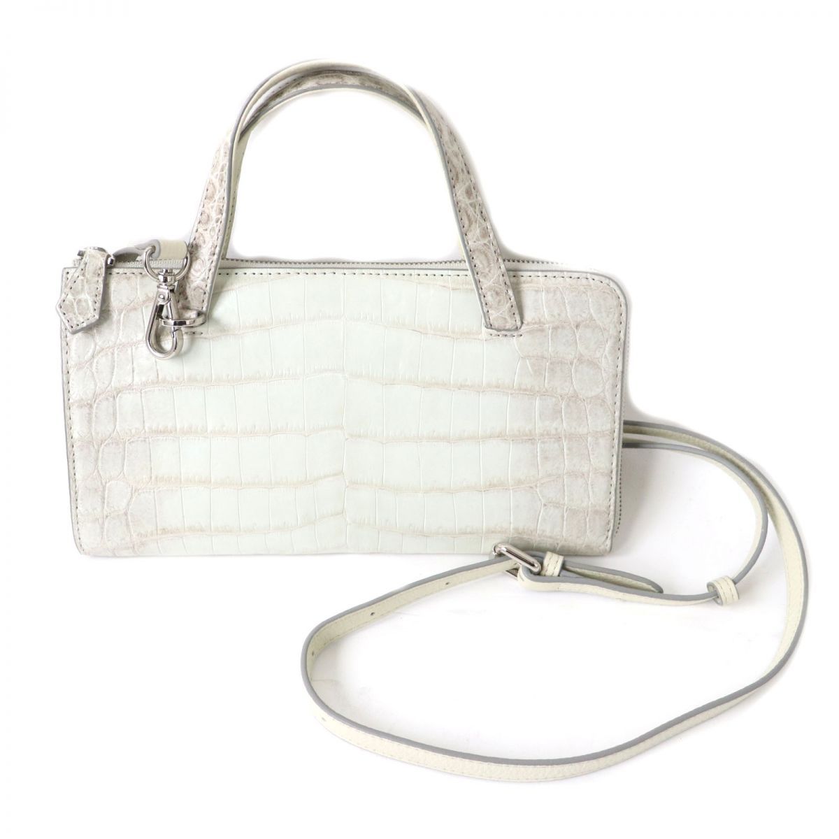 〈未使用〉PELLEY LUSSO ヒマラヤクロコダイル 2way バッグ ドンドン見直し】未使用品☆Pelley Lusso ペレリールッソ ヒマラヤ