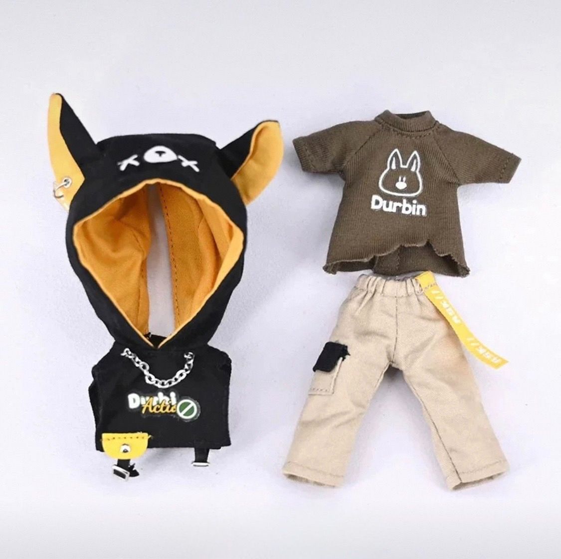 オビツ11 ドール服 サイバーパンク風セット パーカー、トップス