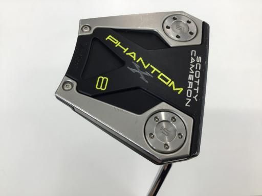 タイトリスト SCOTTY CAMERON PHANTOM X 8 34インチ パター PT スチール フレックスその他 メンズ 男性用 右利き 右用 Cランク ゴルフクラブ