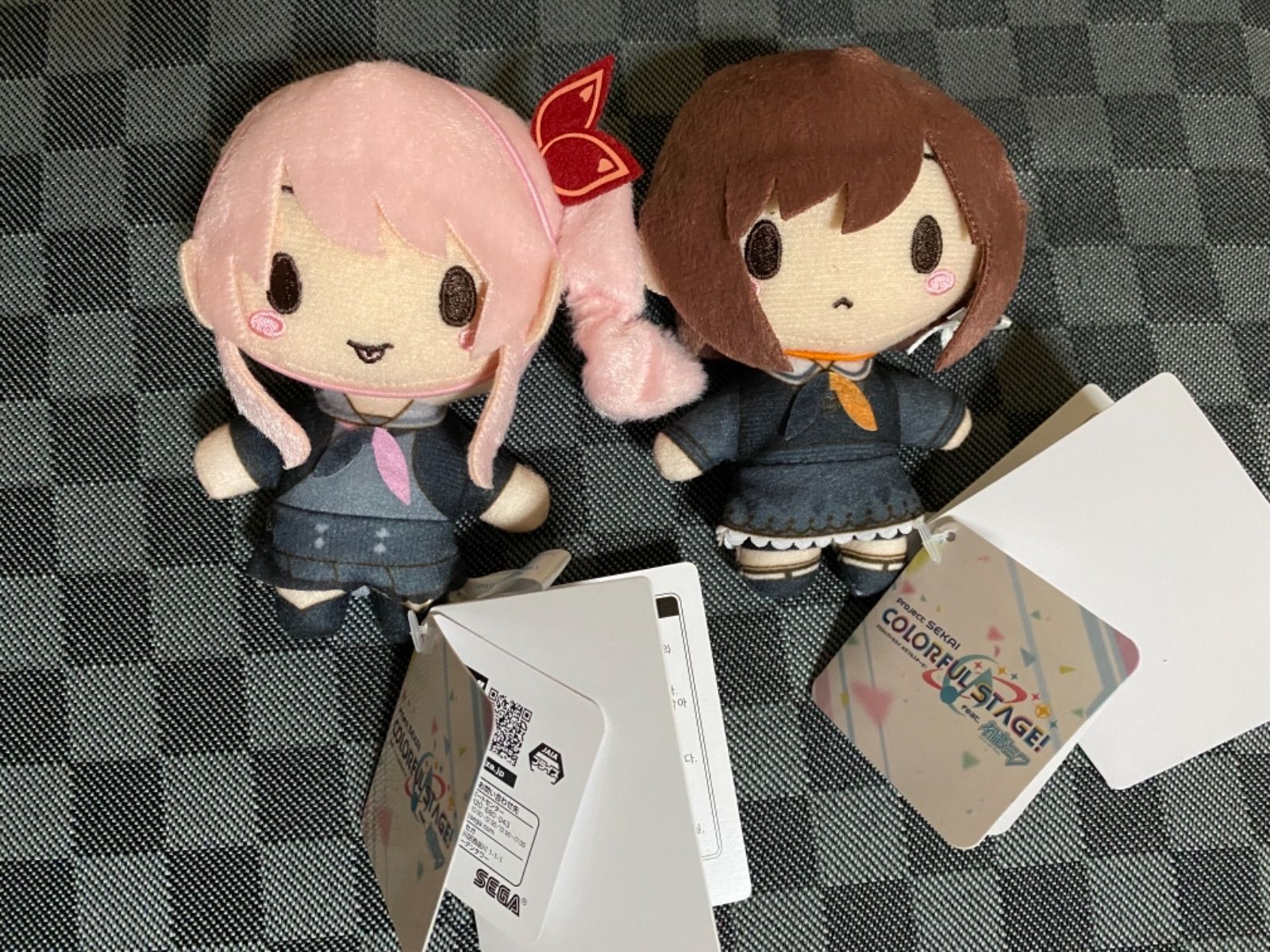 プロセカ 東雲 絵名 ＆ 暁山 瑞希 モアプラス ぬいぐるみ プロセカ モアプラス マスコットぬいぐるみ 暁山瑞希 東雲絵名