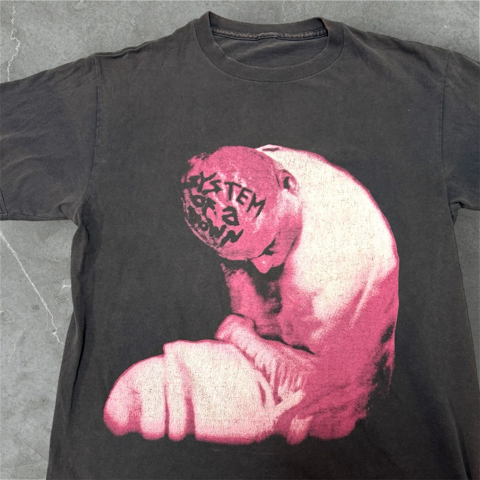 90's-00's system of a down vintage double sided t-shirt バンドT