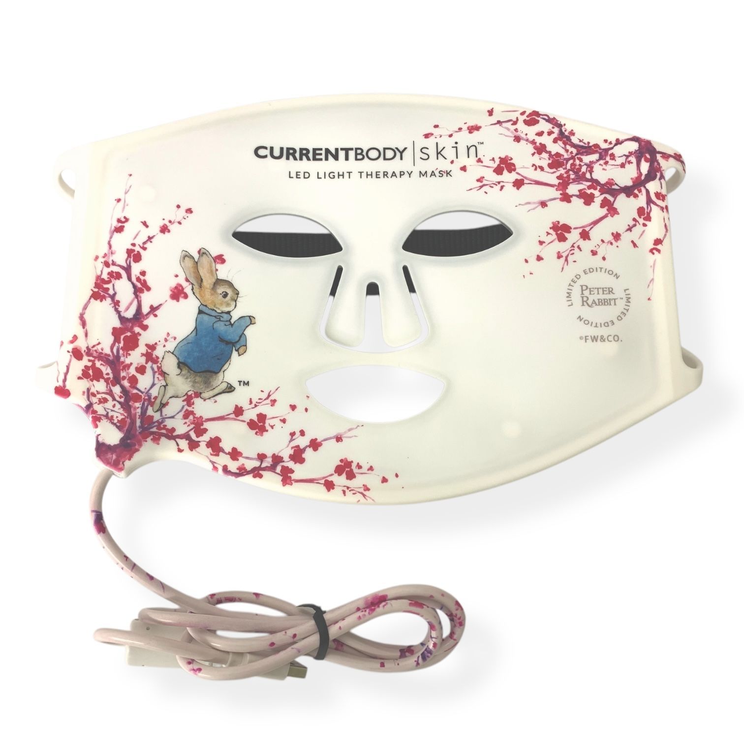 CURRENTBODY ピーターラビット LEDライトセラピーマスク サクラ CURRENTBODY ピーターラビット LEDライトセラピーマスク サクラ