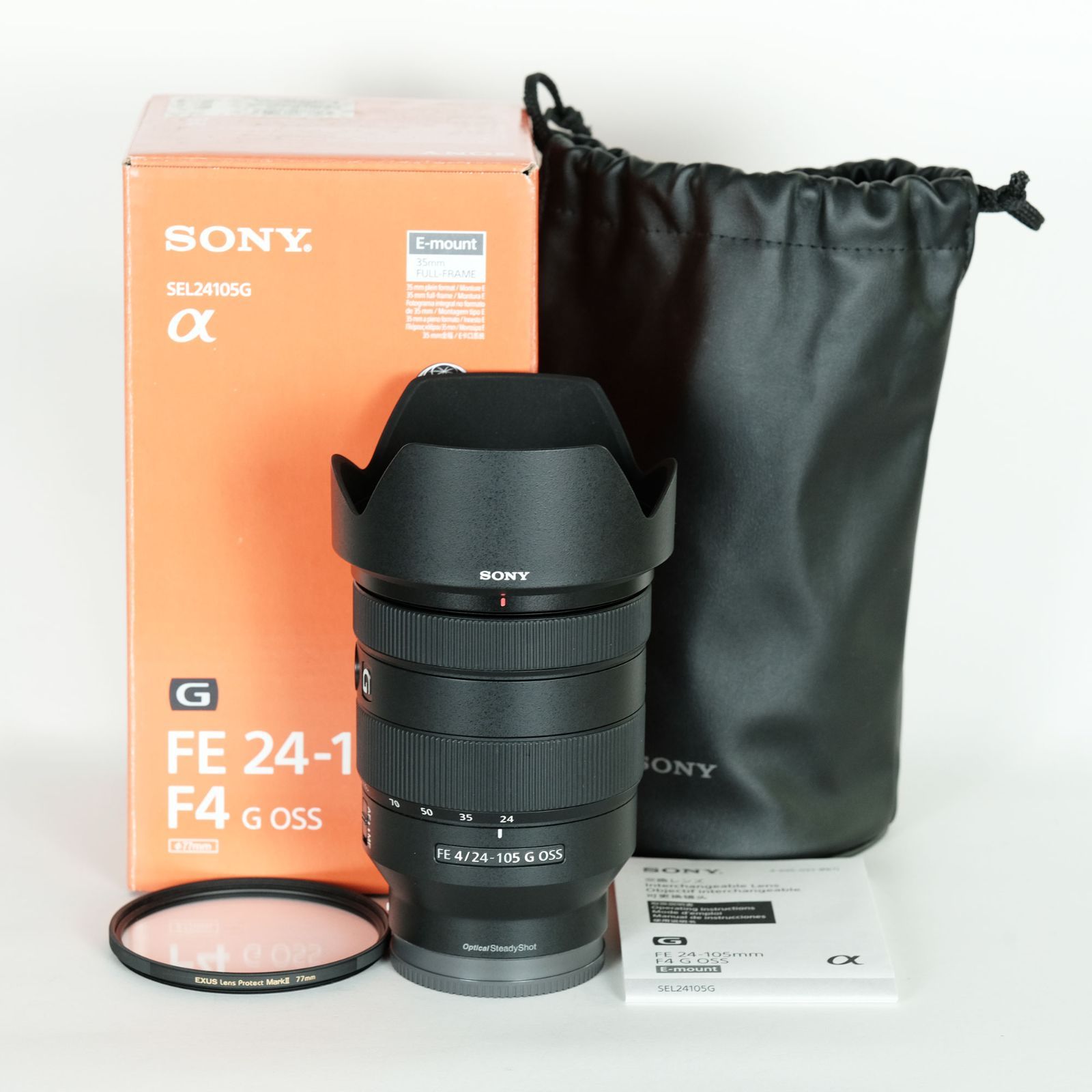 美品｜高級フィルター付] SONY FE 24-105mm F4 G OSS SEL24105G