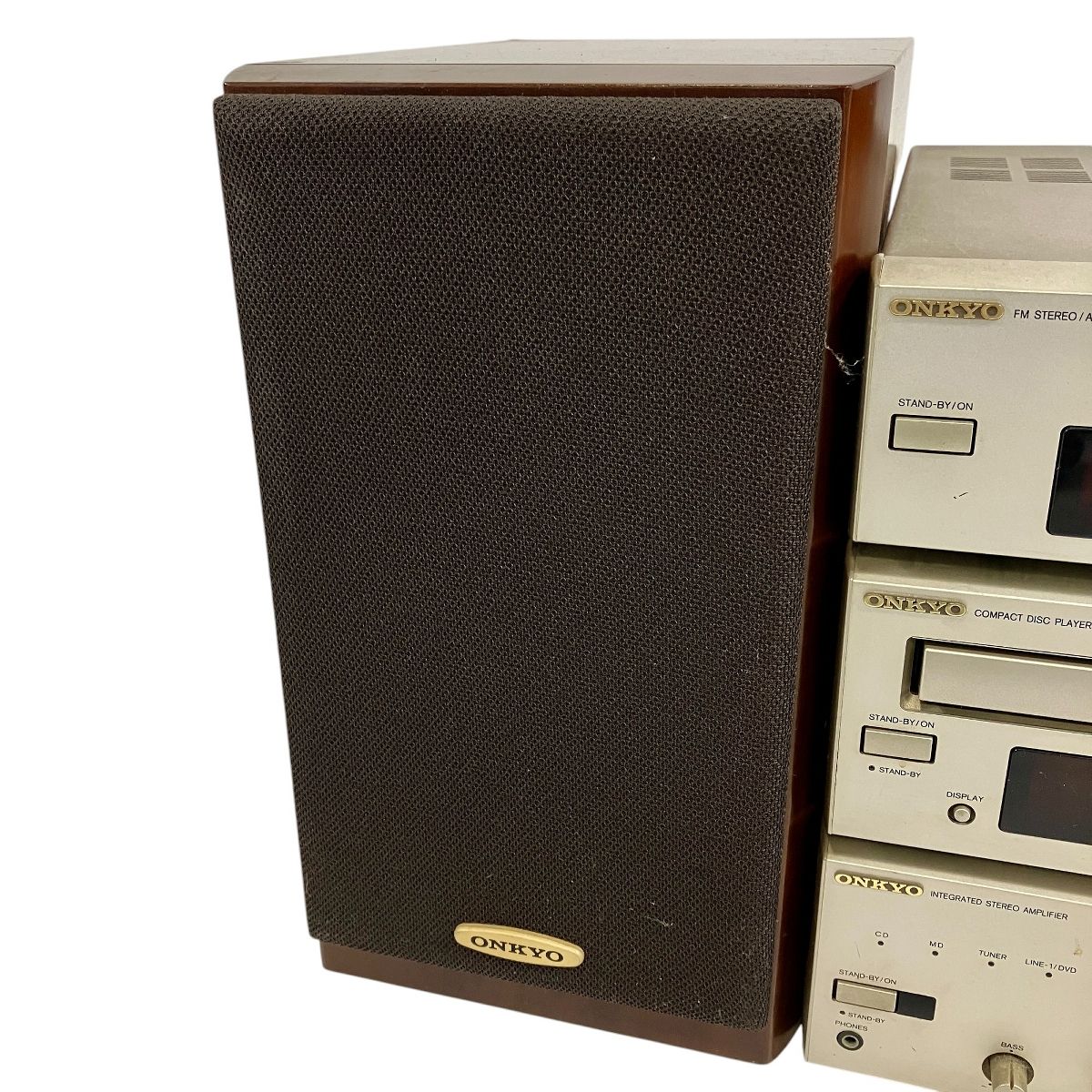 ONKYO オンキョー システムコンポ A-909 T-405W C-705 D-102AX 音響