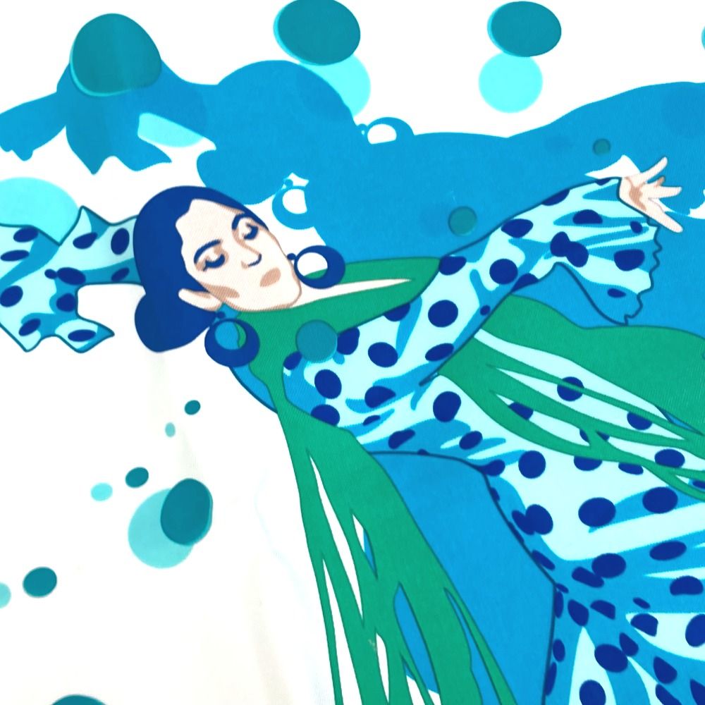 HERMES エルメス スカーフ カレ90 iHOLA FLAMENCAI フラメンコ