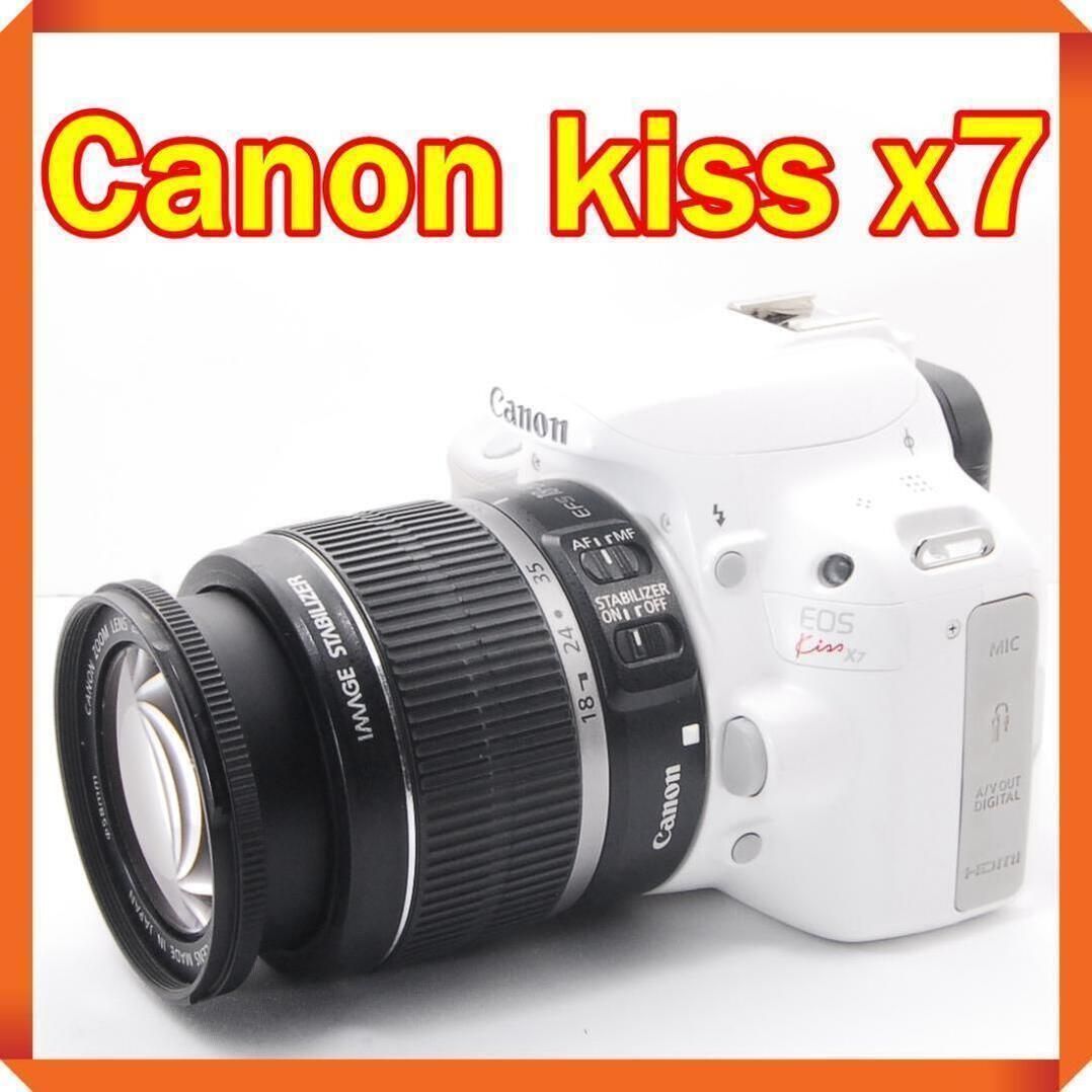 ❤ Canon EOS kiss x7 一眼レフ スマホ転送 キヤノン 180k2880 - メルカリ
