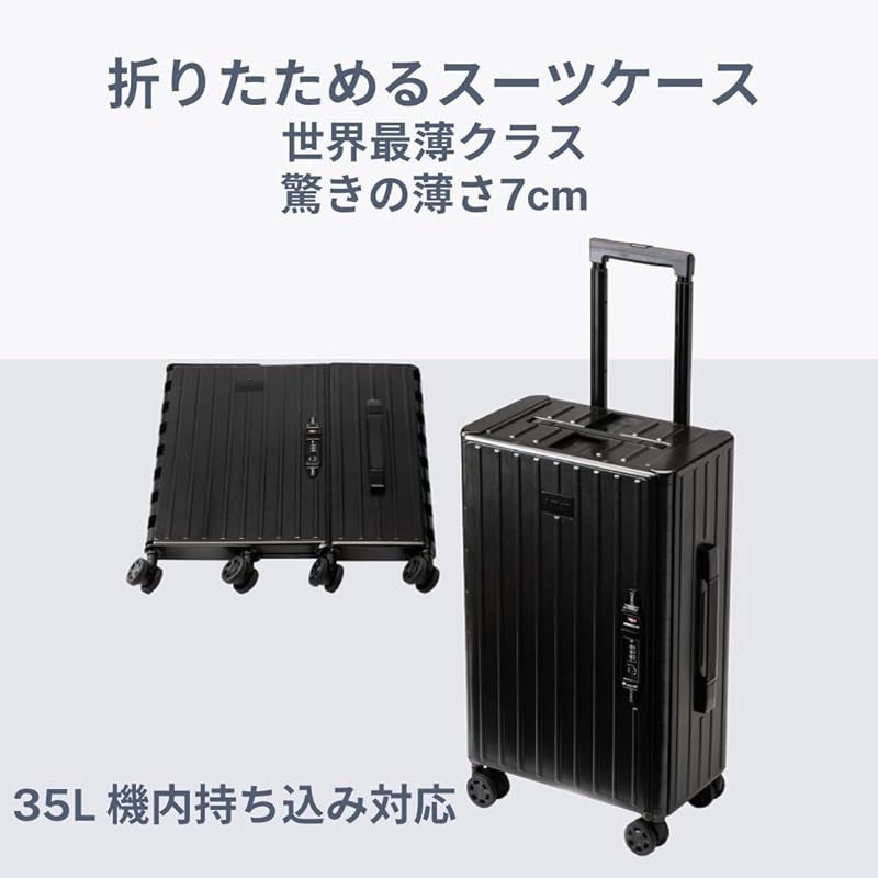 アンドフラット 折り畳み式キャリーバック メタリック 1