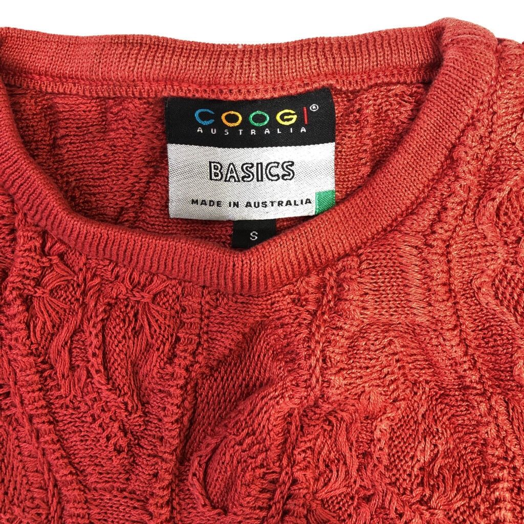 COOGI クージー 3Dニットセーター レッド (レディース S) 中古 古着  