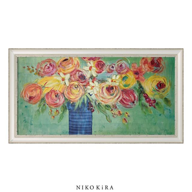 野嶋佳浩「比叡山（植物園より眺む」P10号油彩,京都東峰美術旧蔵,額