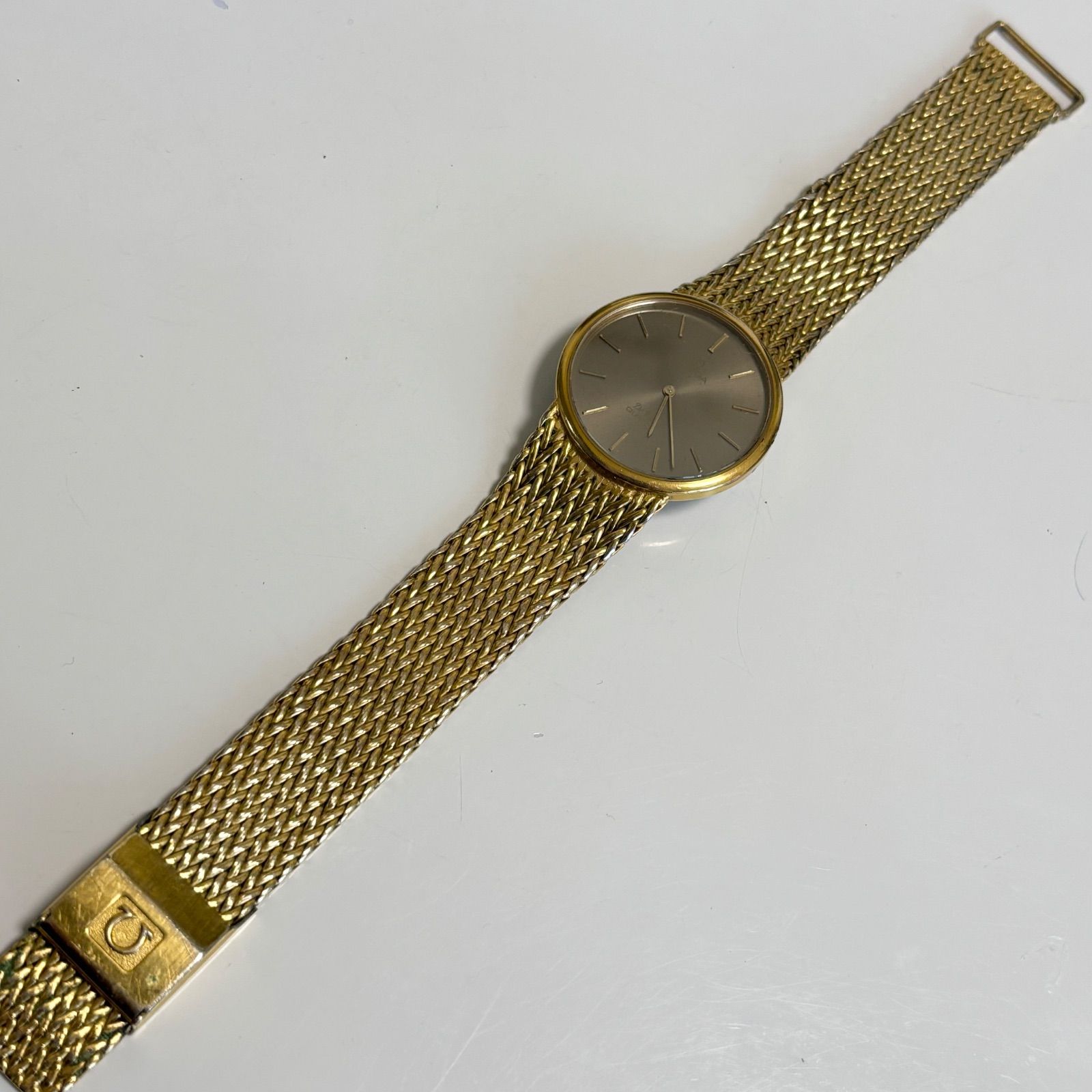 送料無料】OMEGA/オメガ/Deville/デビル/クォーツ腕時計/1365/プッシュ