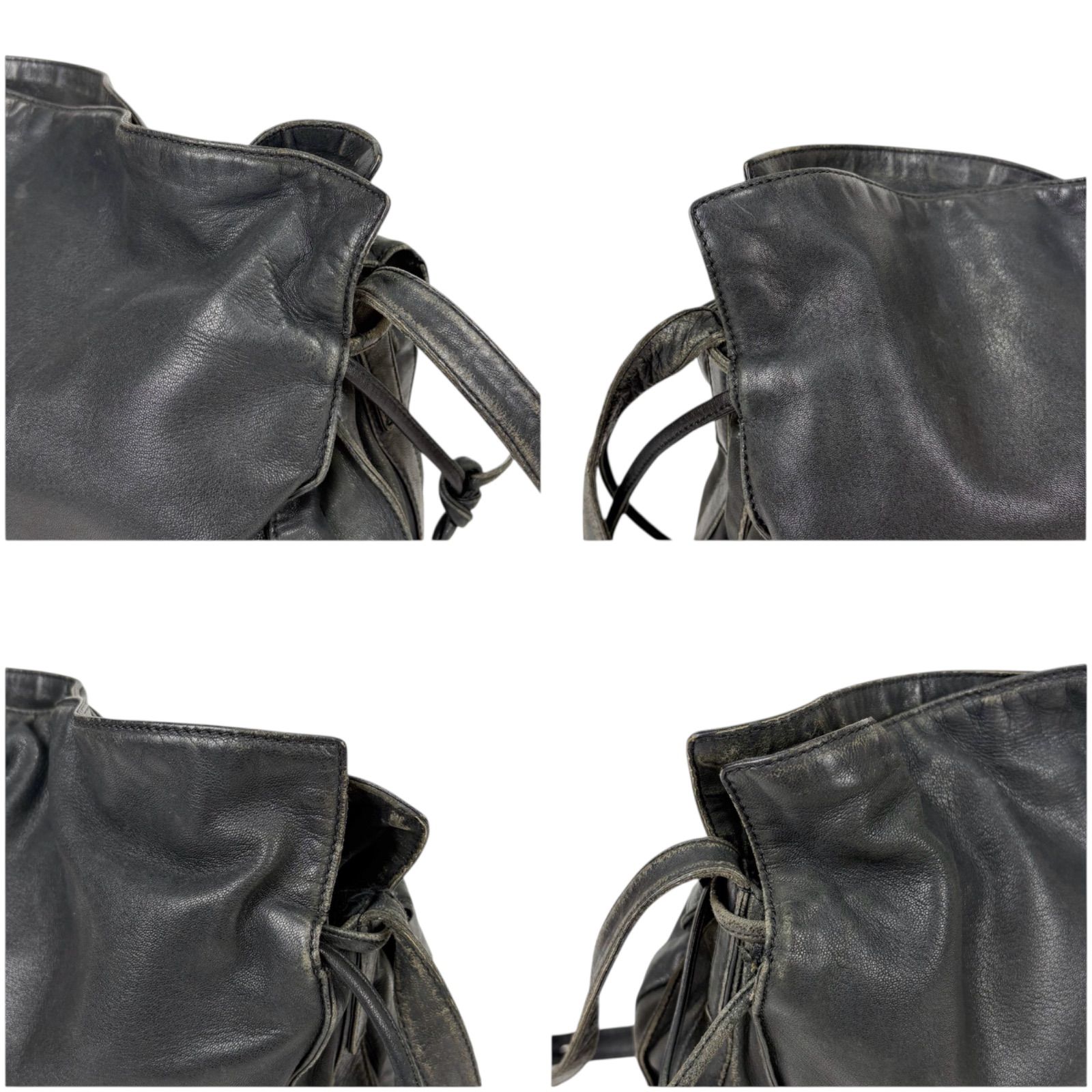 ロエベ LOEWE フラメンコ 巾着型 ショルダーバッグ アナグラム