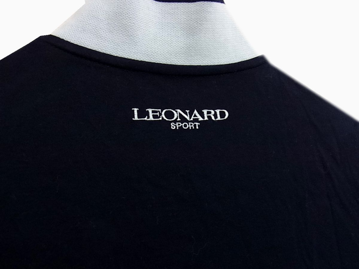 LEONARD - 美品 夏物◇LEONARD 半袖 ポロ ワンピース フラワープリント ゴルフ レオナール スポーツ レディース 美品 夏物◇LEONARD 半袖 ポロ ワンピース フラワープリント