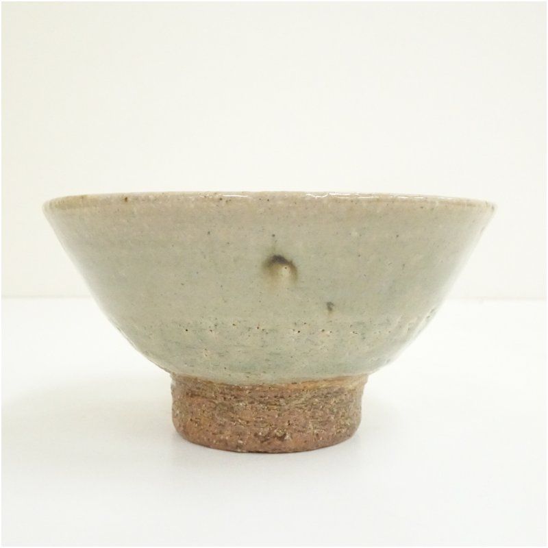 工場 加藤舜陶造 灰釉茶碗（共箱） 茶道 抹茶 おしゃれ 抹茶茶碗 抹茶