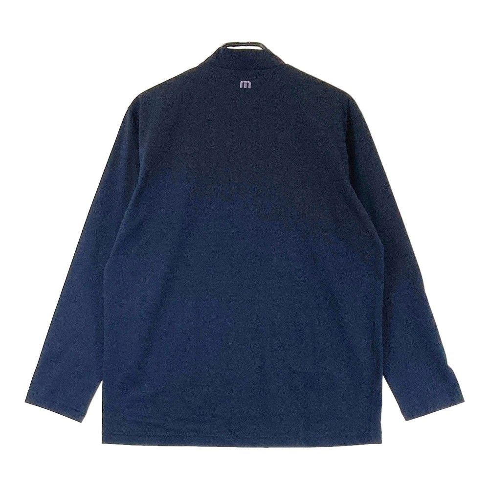 サイズ：XL TRAVIS MATHEW トラビスマシュー 長袖ハイネックTシャツ ネイビー系 [240101460617] ゴルフウェア メンズ ストスト