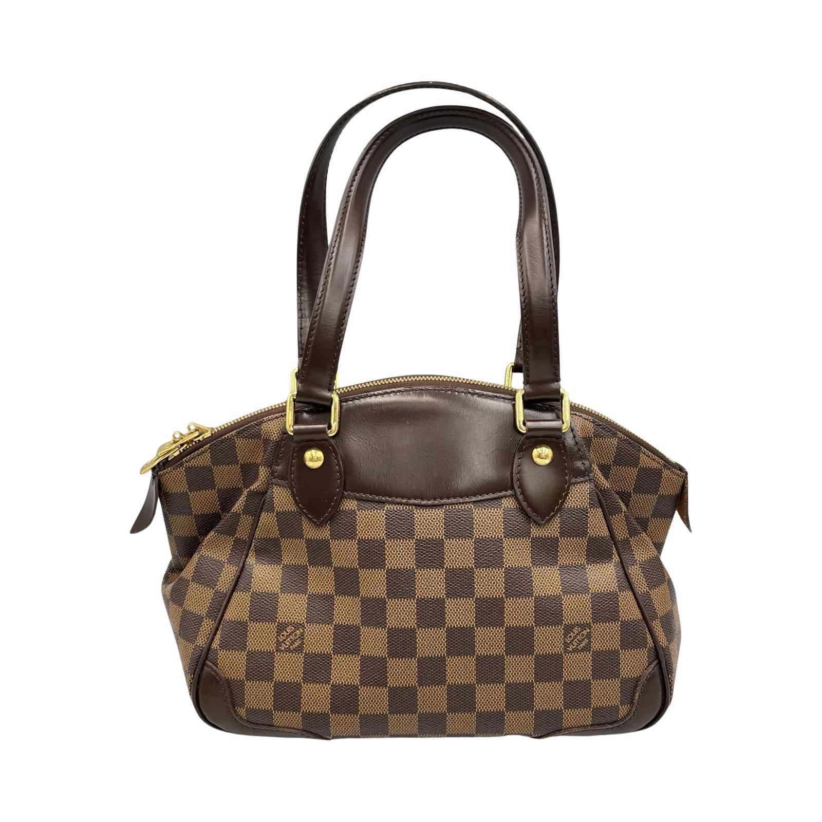 ルイヴィトン LOUIS VUITTON ハンドバッグ ヴェローナPM N41117 ダミエキャンバス ブラウン レディース