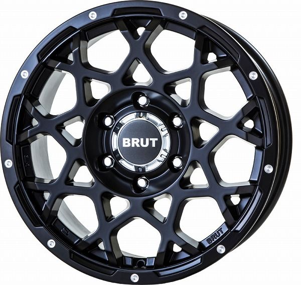 BRUT BR-55 ホイール ミルドサティンブラック 18インチ×8.0J ＋20 6H139.7