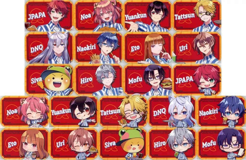 カラフルピーチ からぴち じゃぱぱ アクスタ アクリルスタンド まとめ