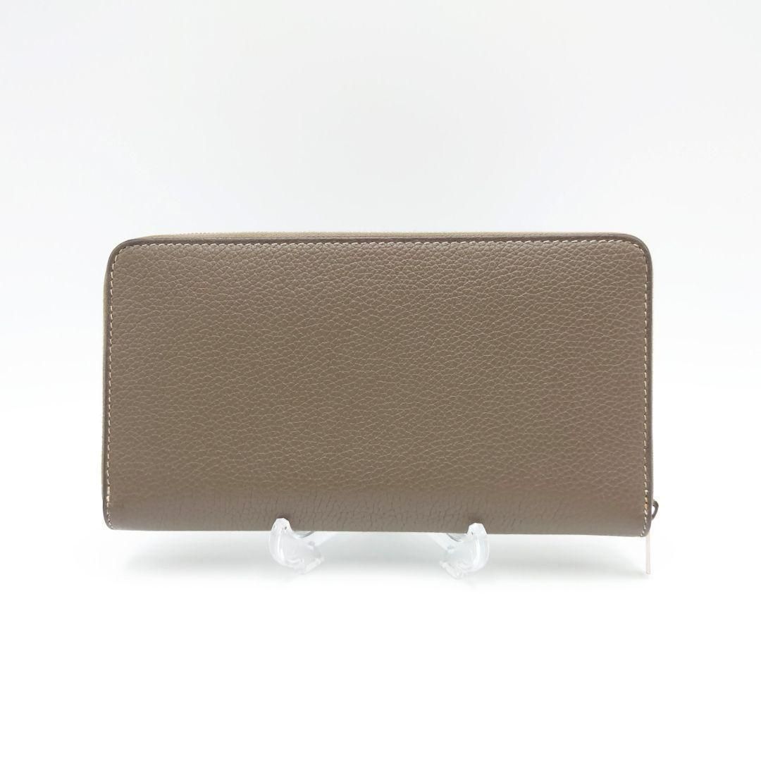 ⭐️正規品⭐️ セリーヌ ラウンドファスナー 長財布 グレー バイカラー CELINE セリーヌ 長財布 ラウンドファスナー バイカラー シボ革 グレー