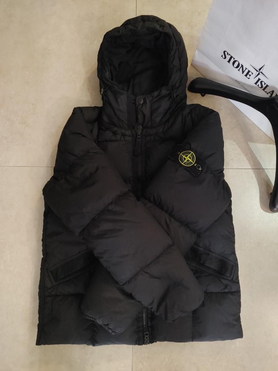 【雷市場（ポンジャン）商品韓国直送】正規品 STONE ISLAND(ストーンアイランド) クリンククラップ ダウンジャケット 黒 s サイズ 何もしないで