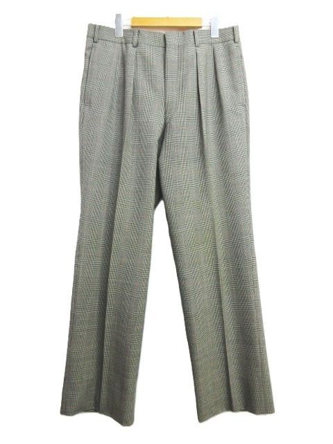 バーバリーズ ウール パンツ メンズ オーダー品 グレンチェック