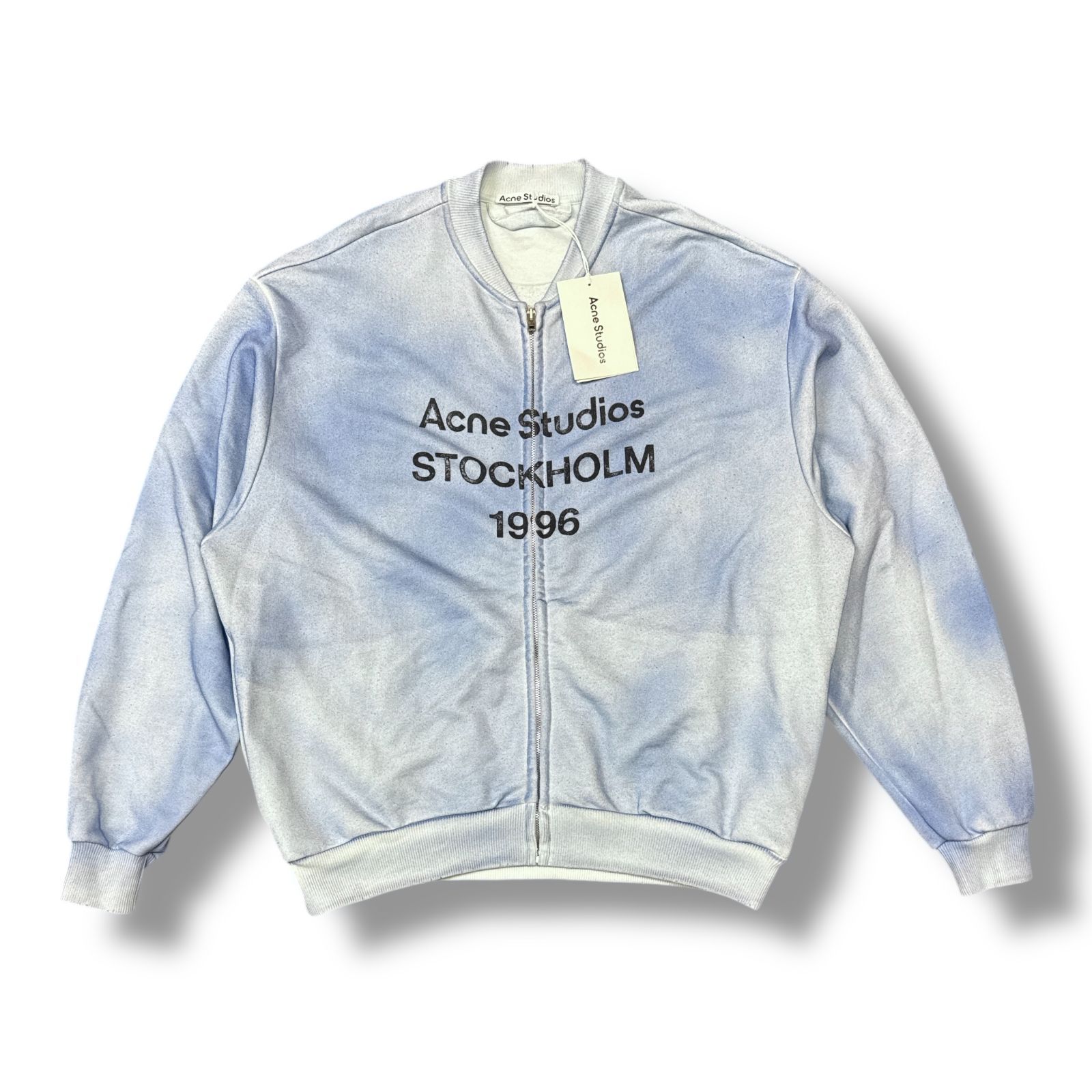 Acne Studios アクネ ロゴ ジップアップ ボンバー スウェット フーディー
