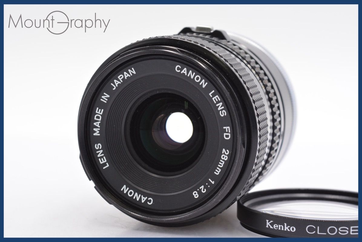 極上】Canon New-FD 28・24/f2.8の二本のみ、他は今後出品 極上】Canon