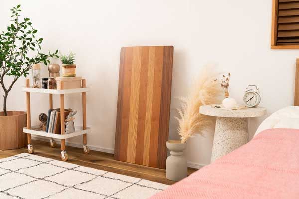 ２台セット 天然木 ３種グラデーション のエルマー折りたたみ式ローテーブル W90×D48×H35cm No.351 MARWIL-DEMENAGEMENTS_CH