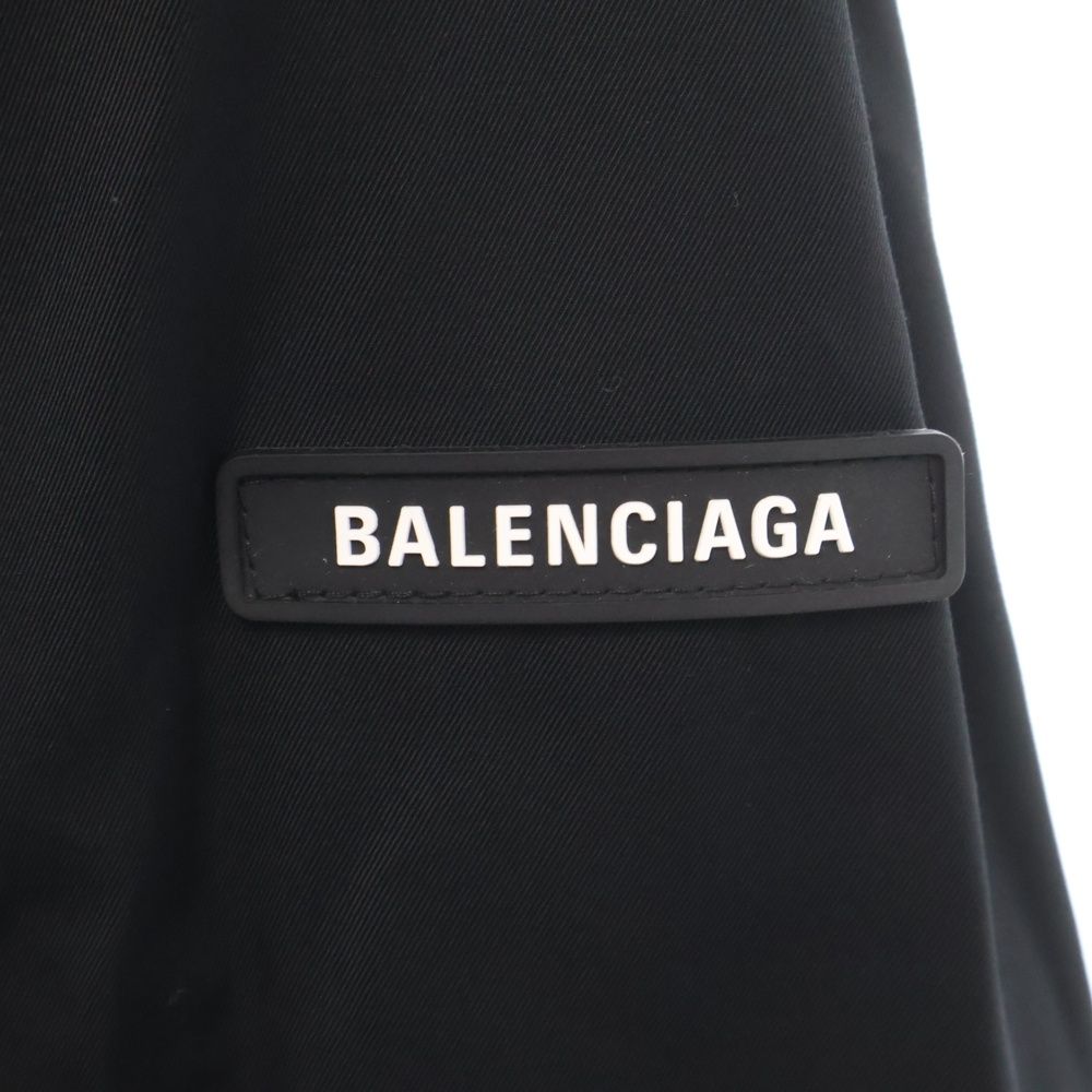 BALENCIAGA バレンシアガ ロゴ入りジャケット(ハンガー付き) BALENCIAGA (バレンシアガ) ラバーロゴワッペン付き テーラード
