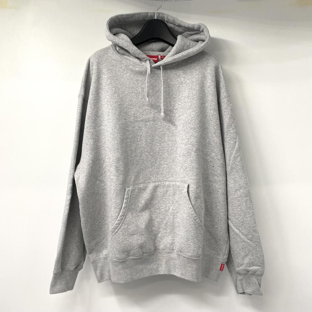 中古】Supreme 24FW Satin Applique Hooded Sweatshirt サイズM グレー