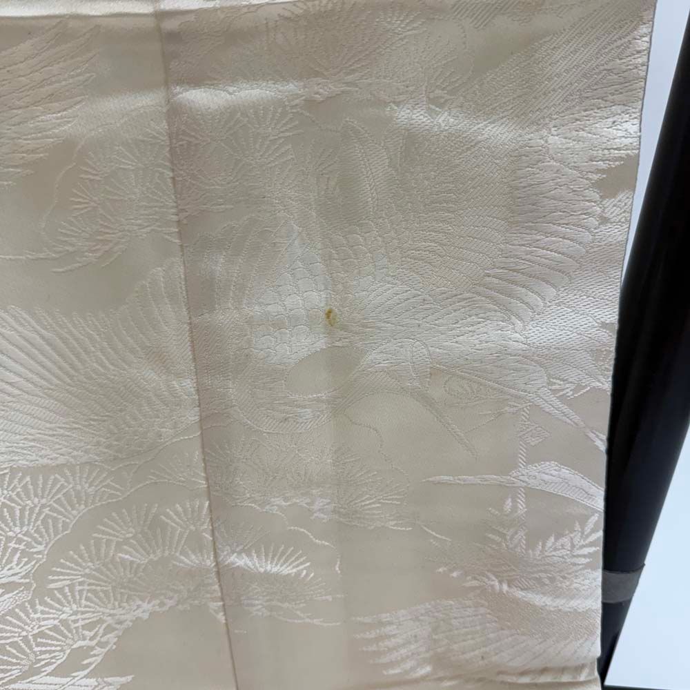 白打掛 3点セット 帯 掛下 白無垢 白 撮影用 結婚式 花嫁衣装 裄67cm 身丈200cm 合繊 Lサイズ 4273 白打掛 3点セット 帯 掛下 白無垢 白 撮影用 結婚式 花嫁衣装 裄66cm