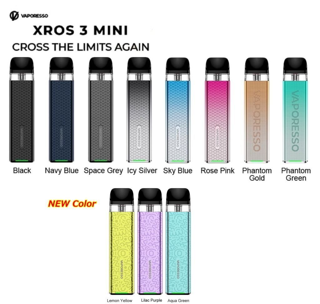 VAPORESSO XROS3 MINI クロス3 ミニ ポッドスターターキット 1000mAh