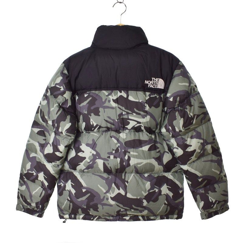 ザノースフェイス THE NORTH FACE Novelty Nuptse Jacket ノベルティーヌプシジャケット ダウンジャケット 迷彩柄  カモフラ M 緑 グリーン ND91842 - メルカリ