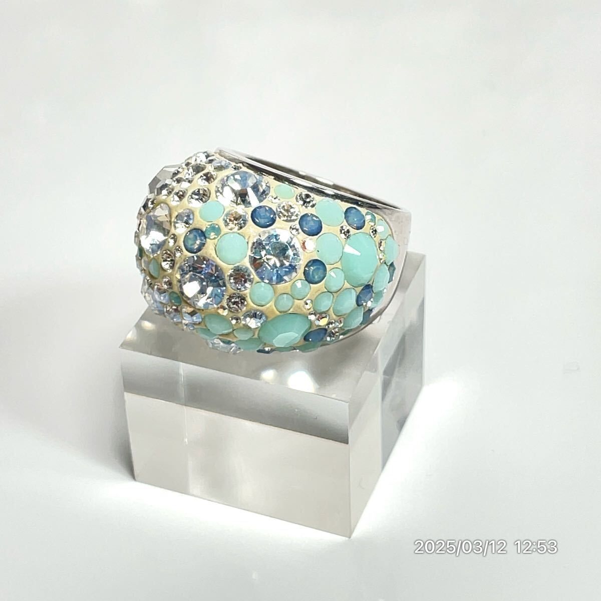SWAROVSKI スワロフスキー カラークリスタル ラインストーン シルバー 