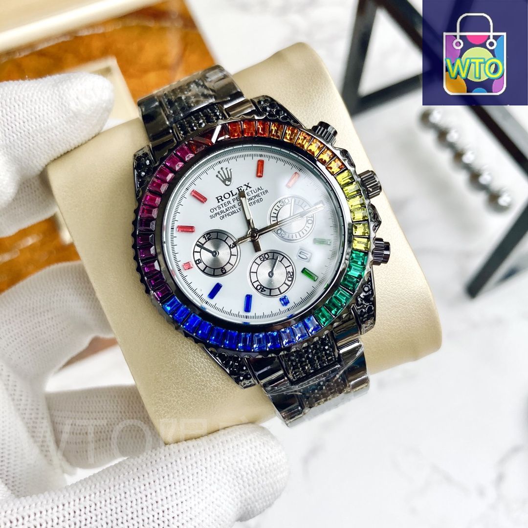 【超メルカリ市特価】ロレックス　Rolex メンズ　5pcs 今日特価】ROLEX ロレックス メンズ レジャー 腕時計（透かし