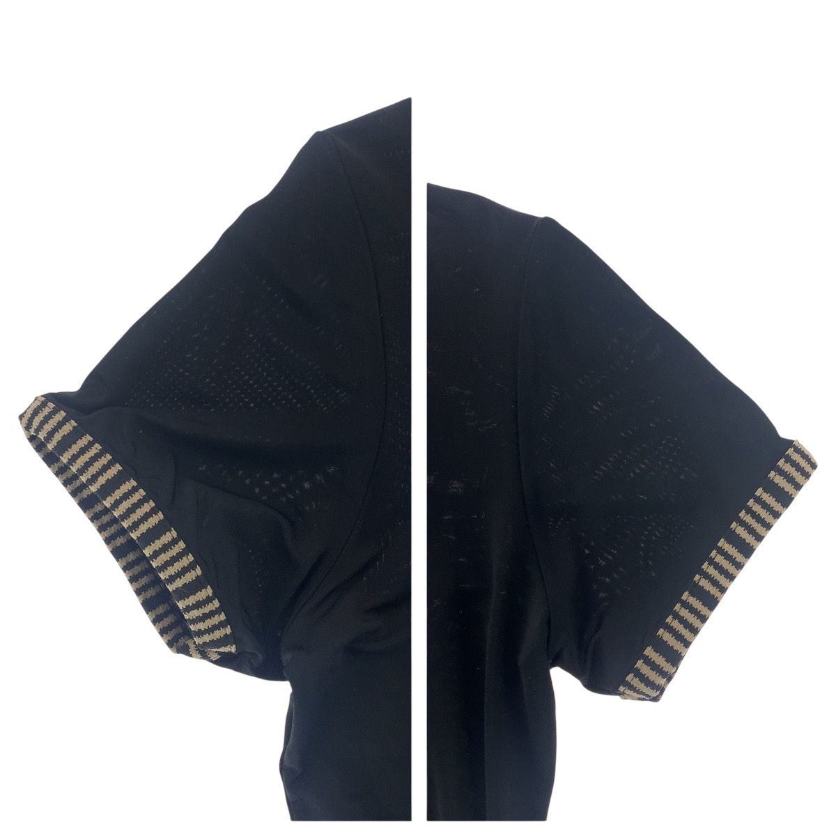 FENDI フェンディ プリントロゴ サイズ42 ブラック 黒 レーヨン/ポリウレタン 半袖Ｔシャツ クルーネック レディース 502838 FENDI フェンディ プリントロゴ サイズ42 ブラック 黒 レーヨン