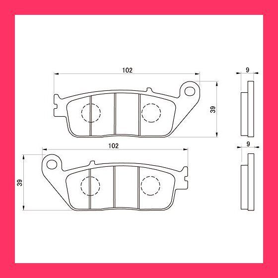 【スタッフおすすめ！】デイトナ(Daytona) バイク用 ブレーキパッド ハイパーシンタードパッド(シンタードメタルパッド) NC750(14-21) GB350(21) CBR250RR(17-21) レブル250(17-21) マジェ
