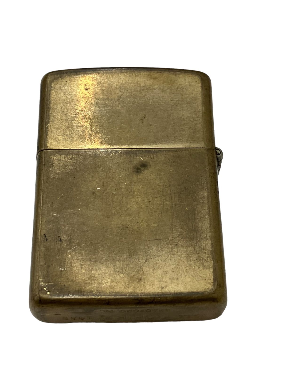 ZIPPO ジッポー 1989年 ソリッドブラス ☆動作品☆ - ☆もったいなーい