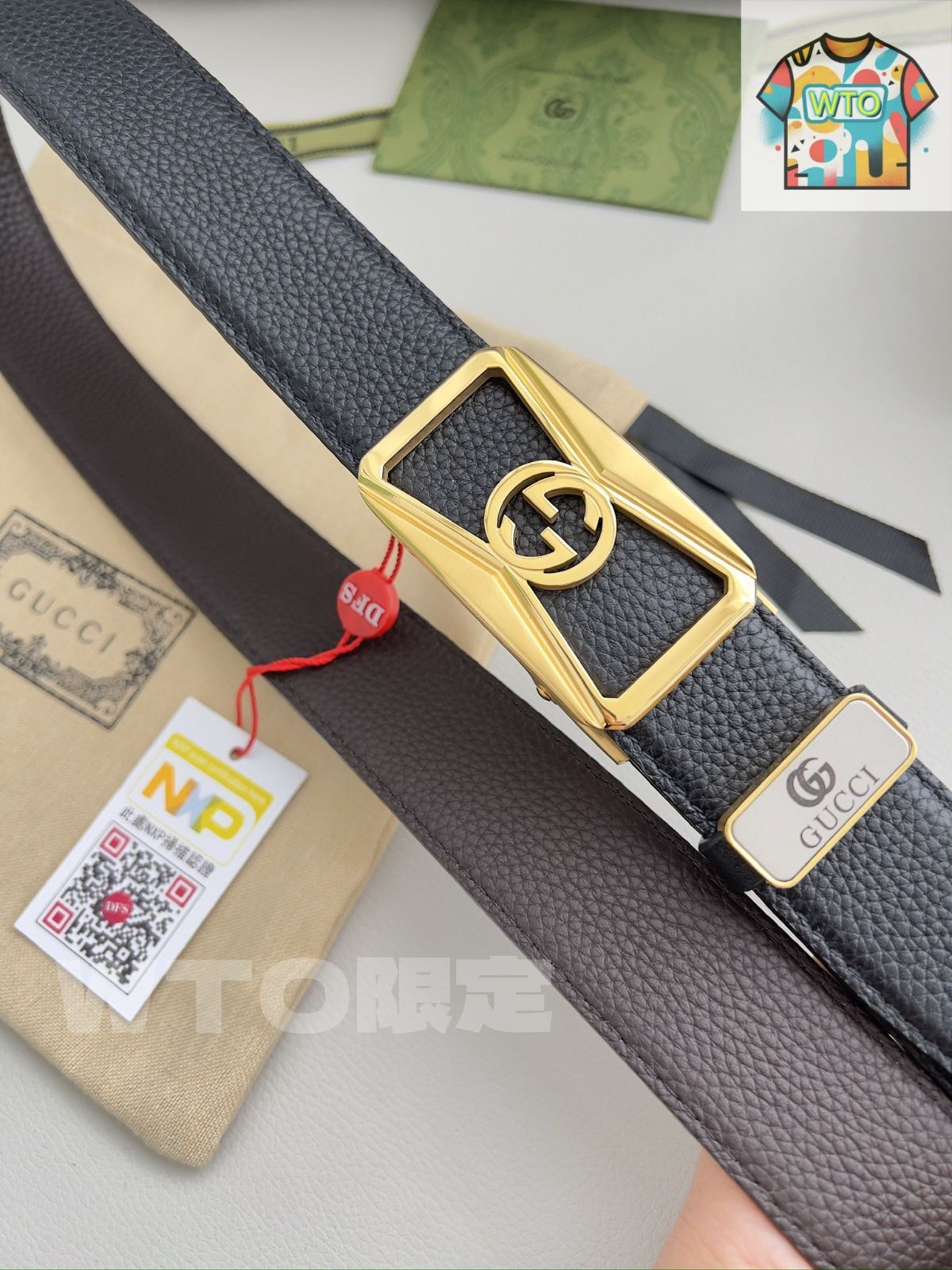GUCCI ベルト 正規品 GUCCI グッチ ビジネス オートベルト02-KV36 - メルカリ