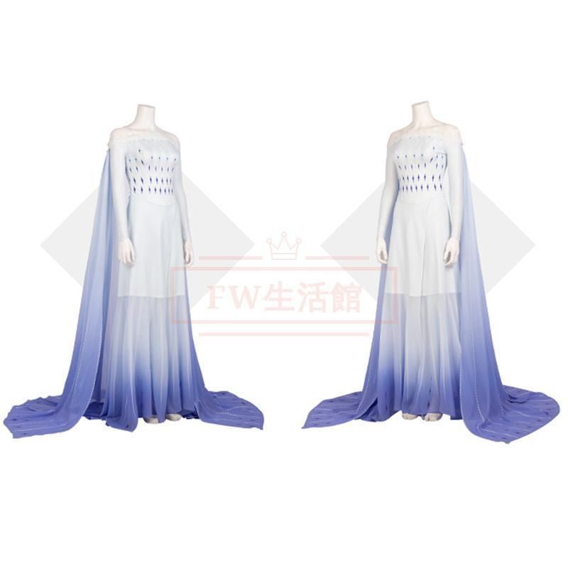 【新品】アナ雪2 精霊エルサ 衣装 女性Lサイズ アナ 雪 2 エルサ 精霊 ドレス コスプレ衣装 大人用