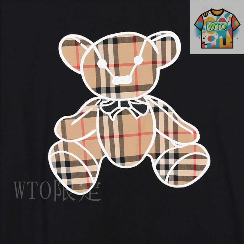 BURBERRY テディベア Tシャツ 18M 86cm BURBERRY バーバリー メンズ Tシャツ 半袖 チェックベア 熊