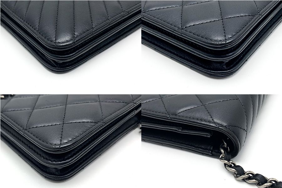 レア　ボーイシャネル　CHANEL マトラッセ　シェブロン　ラムスキン　財布 レア ボーイシャネル CHANEL マトラッセ シェブロン ラムスキン