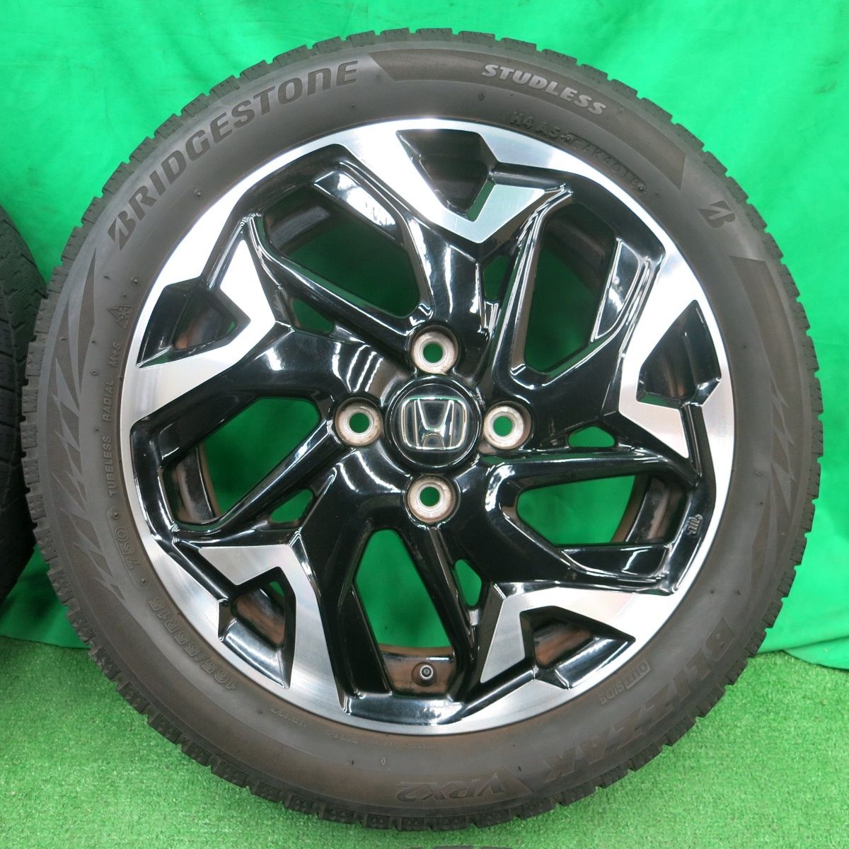 送料無料* 4本価格☆ホンダ N-BOX カスタム 純正 165/55R15 
