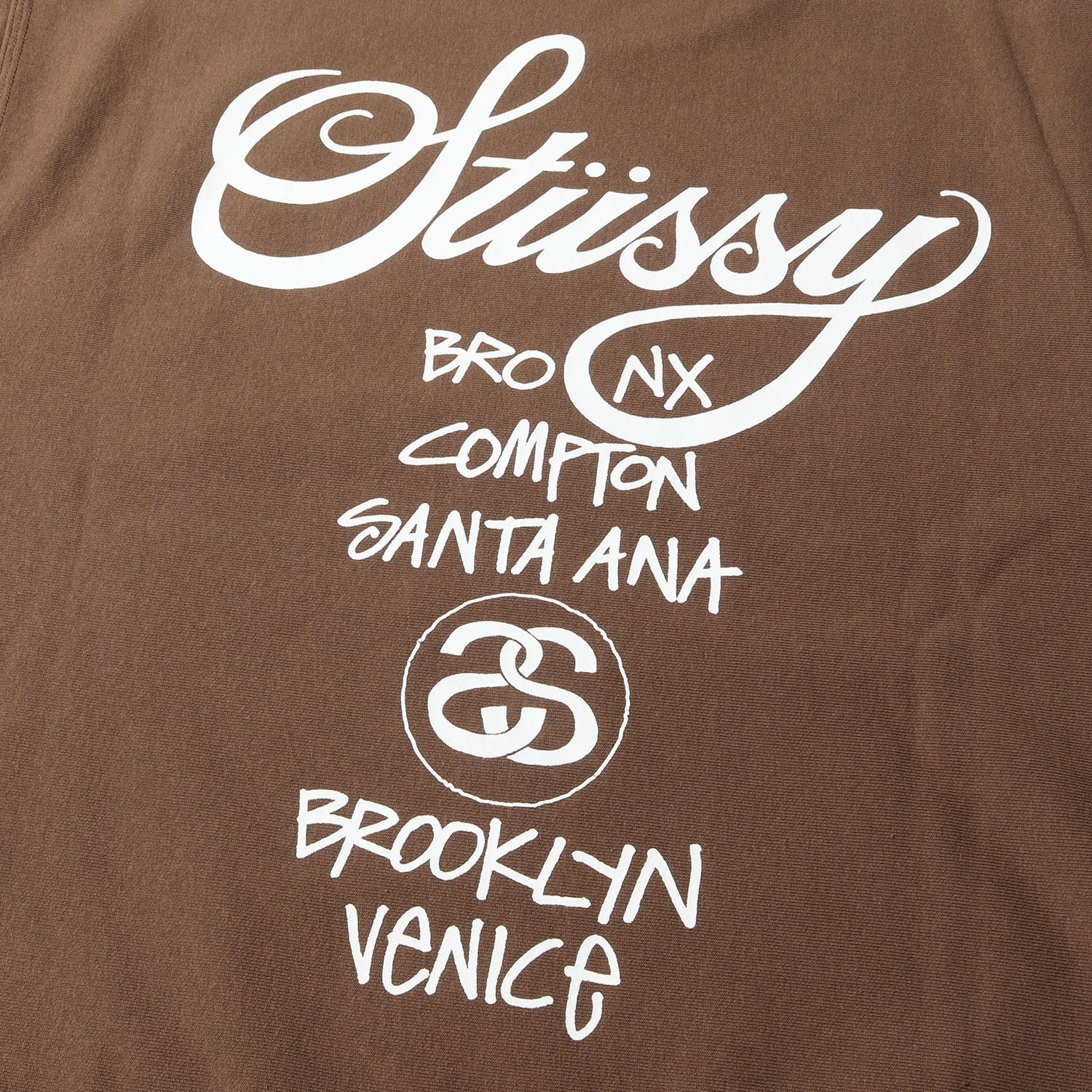 STUSSY ステューシー スウェット サイズ:M 80s黒タグ復刻 ワールド