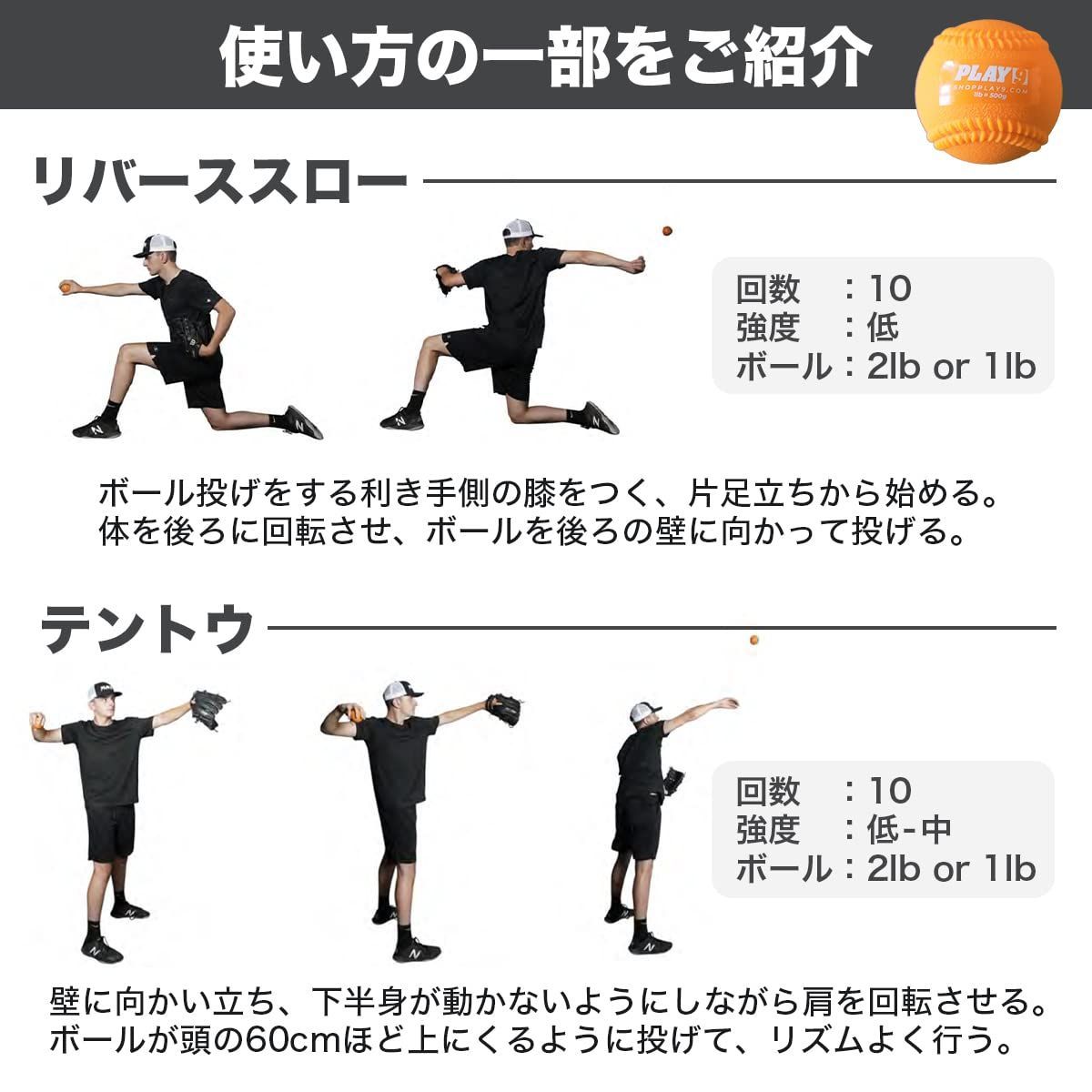 プライオボール プレイ9 野球　トレーニング プライオボール プレイ9 野球 トレーニング（世界最高峰の科学的